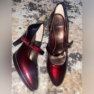 SOFFT Maroon/Burgundy/Bordeaux Mary Jane Heels, Size 9 (40) - NEW
